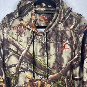 Huntworth REALTREE Hoodie Camo Mens XL Pullover Hunting Outdoor
